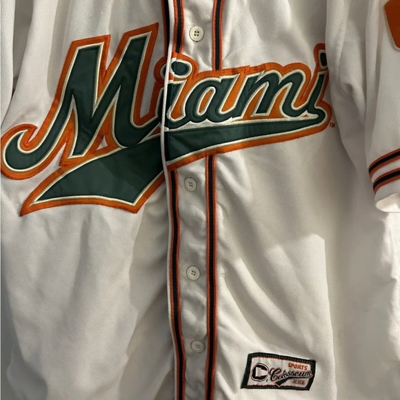 University of Miami hurricanes vtg jersey - Picture 2 of 7